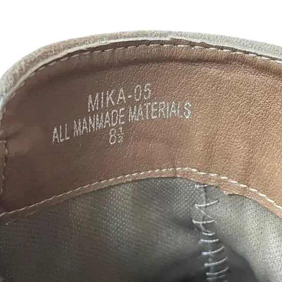 Tiara Mika-05 Floral & Paisley Embroidered Ankle Boots Size 8.5 - Picture 8 of 10